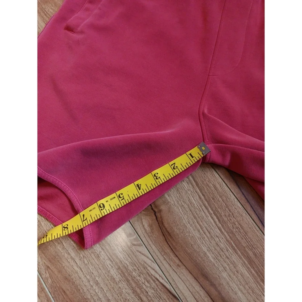 Authentic Armani Exchange Mens Sherbet Red Jogger shorts Embossed Logo Size Xs